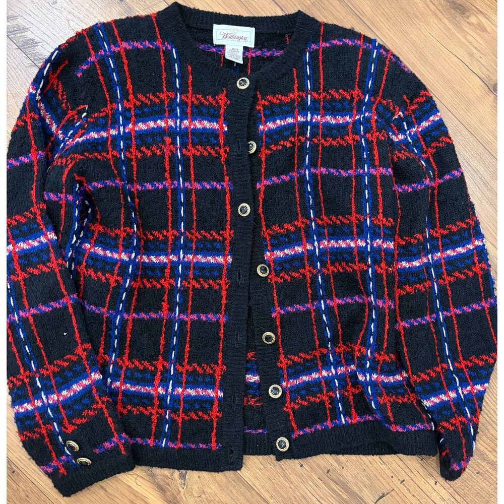 Vintage Worthington Soccer Mom Classic Preppy Old Money Academia 90s Y2K Sweater - Picture 1 of 8
